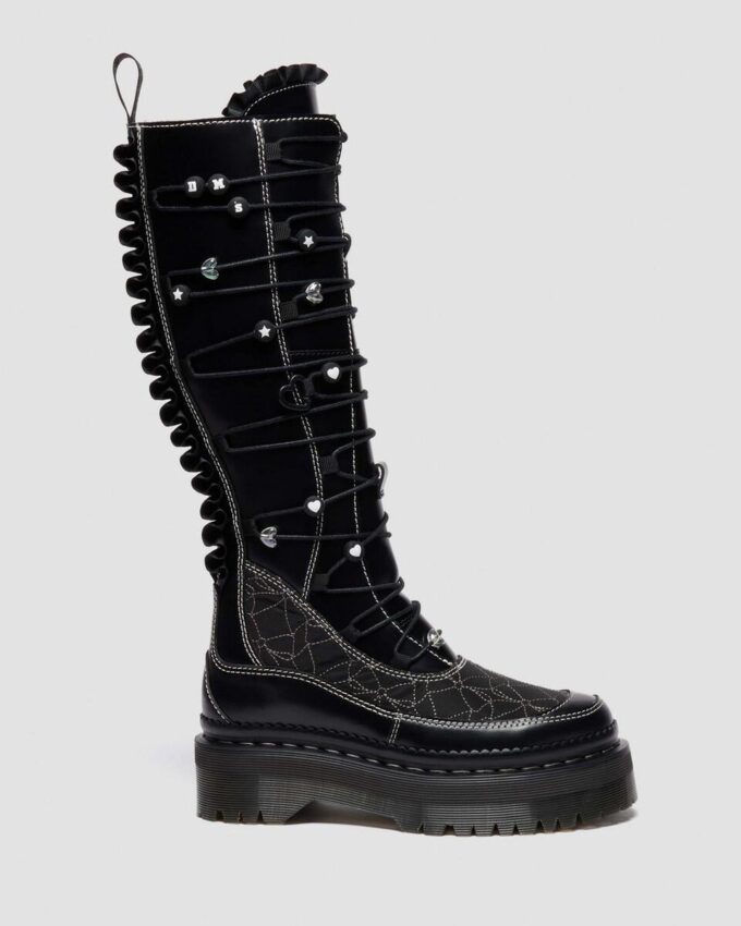 Cizme din piele cu platformă XTRM FRILL Cizme din piele cu platformă XTRM FRILL