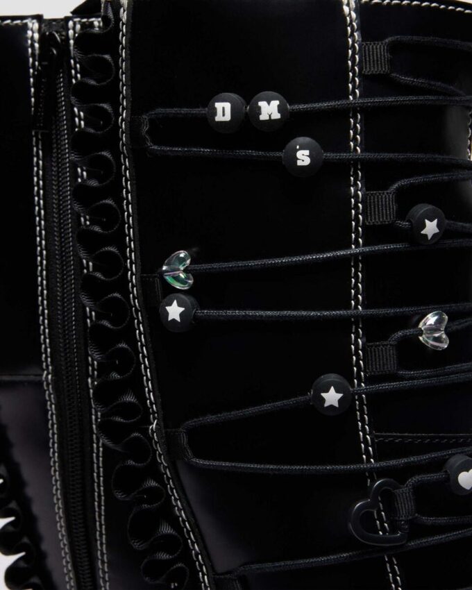 Cizme din piele cu platformă XTRM FRILL Cizme din piele cu platformă XTRM FRILL