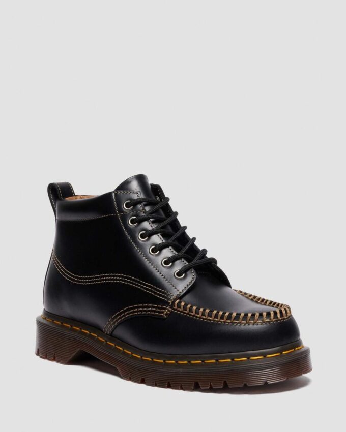 Cizme din piele cu vârf rotund LOWELL CHUKKA Cizme din piele cu vârf rotund LOWELL CHUKKA