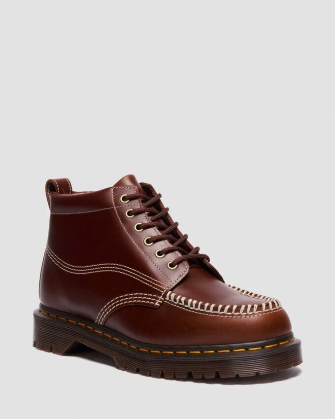 Cizme din piele cu vârf rotund LOWELL CHUKKA Cizme din piele cu vârf rotund LOWELL CHUKKA
