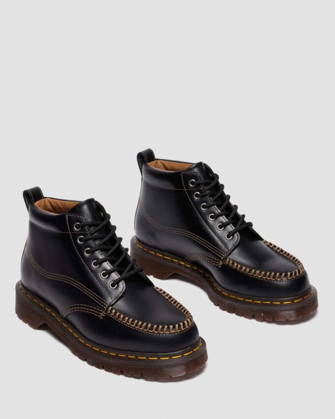 Cizme din piele cu vârf rotund LOWELL CHUKKA Cizme din piele cu vârf rotund LOWELL CHUKKA