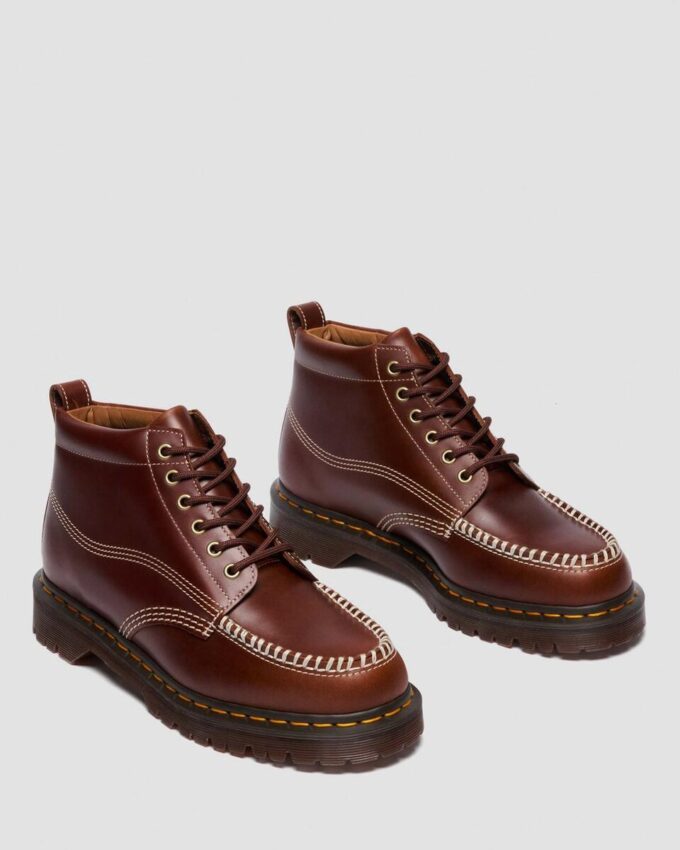 Cizme din piele cu vârf rotund LOWELL CHUKKA Cizme din piele cu vârf rotund LOWELL CHUKKA