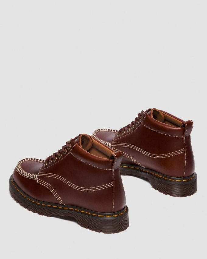 Cizme din piele cu vârf rotund LOWELL CHUKKA Cizme din piele cu vârf rotund LOWELL CHUKKA