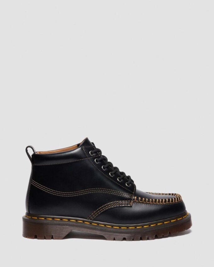 Cizme din piele cu vârf rotund LOWELL CHUKKA Cizme din piele cu vârf rotund LOWELL CHUKKA