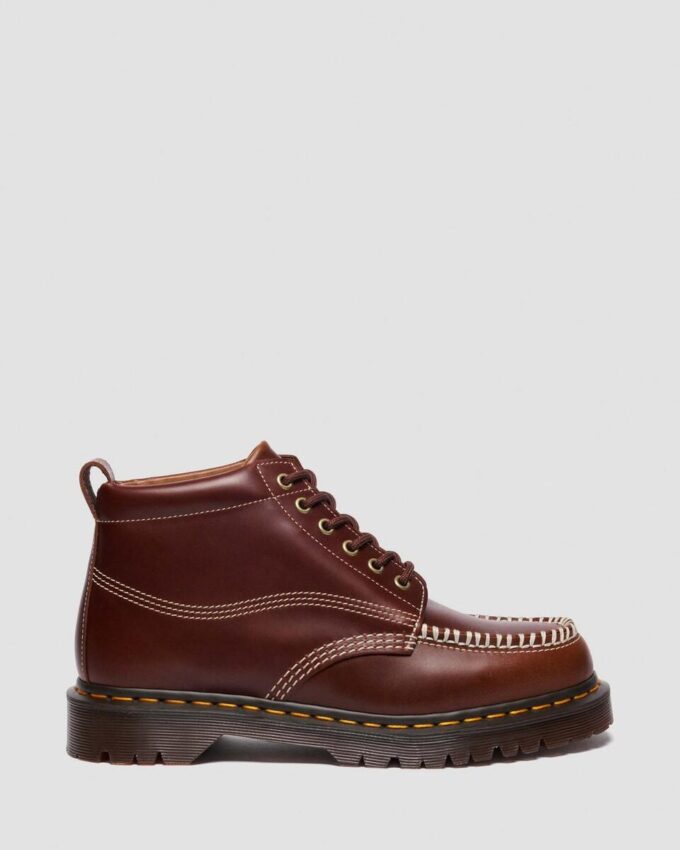 Cizme din piele cu vârf rotund LOWELL CHUKKA Cizme din piele cu vârf rotund LOWELL CHUKKA