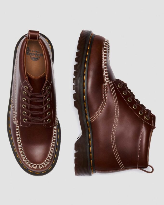 Cizme din piele cu vârf rotund LOWELL CHUKKA Cizme din piele cu vârf rotund LOWELL CHUKKA