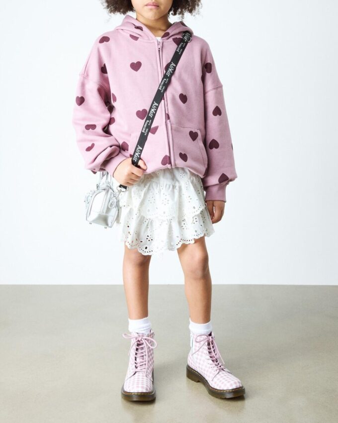 Cizme din piele Gingham JUNIOR 1460 Cizme din piele Gingham JUNIOR 1460