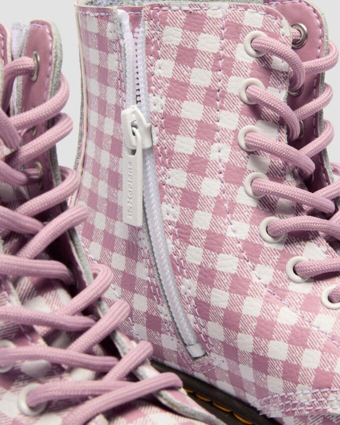 Cizme din piele Gingham JUNIOR 1460 Cizme din piele Gingham JUNIOR 1460