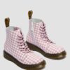 Cizme din piele Gingham JUNIOR 1460 Cizme din piele Gingham JUNIOR 1460
