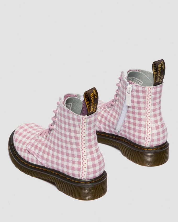 Cizme din piele Gingham JUNIOR 1460 Cizme din piele Gingham JUNIOR 1460