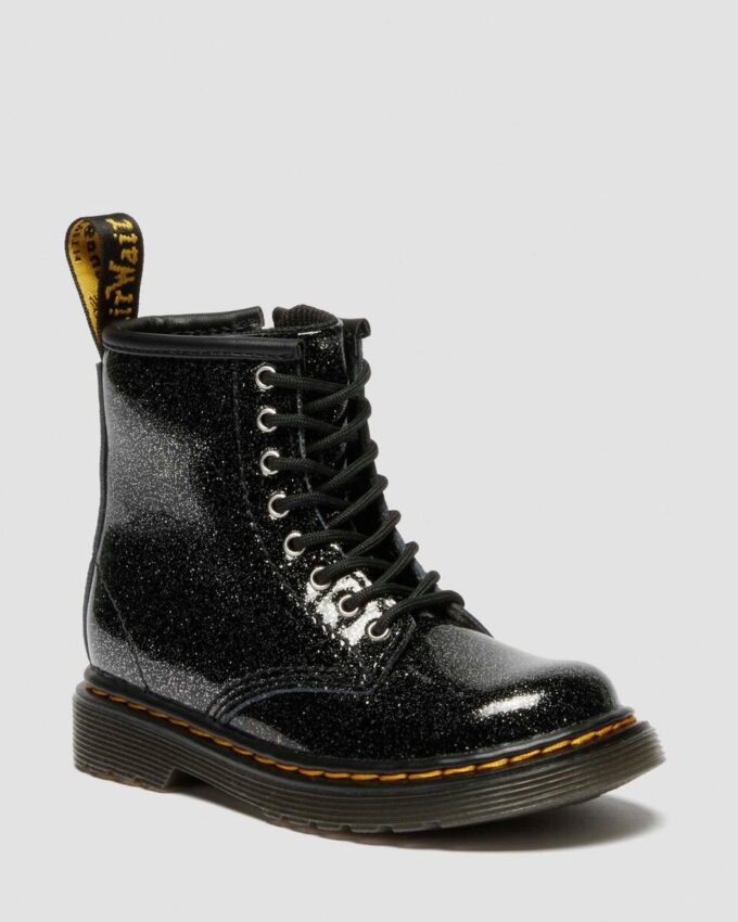 CIZME DIN PIELE PATENT LEATHER CU GLITTER PENTRU COPII 1460 CIZME DIN PIELE PATENT LEATHER CU GLITTER PENTRU COPII 1460