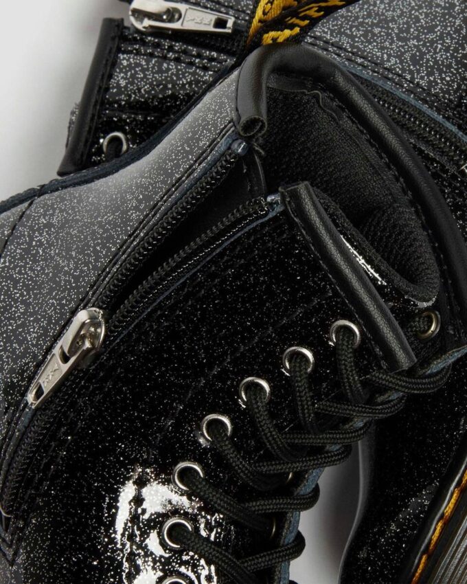 CIZME DIN PIELE PATENT LEATHER CU GLITTER PENTRU COPII 1460 CIZME DIN PIELE PATENT LEATHER CU GLITTER PENTRU COPII 1460