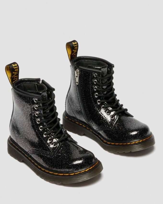 CIZME DIN PIELE PATENT LEATHER CU GLITTER PENTRU COPII 1460 CIZME DIN PIELE PATENT LEATHER CU GLITTER PENTRU COPII 1460