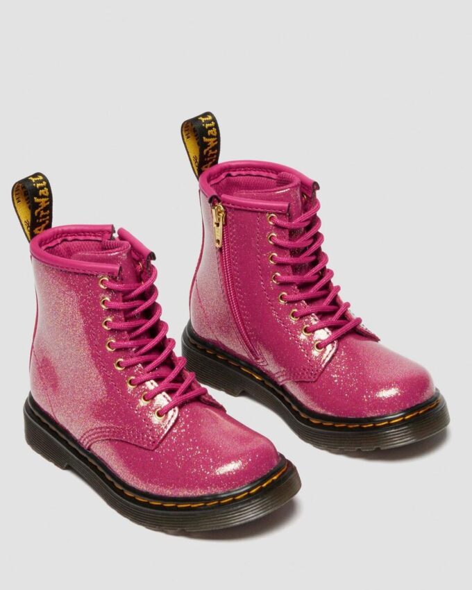 CIZME DIN PIELE PATENT LEATHER CU GLITTER PENTRU COPII 1460 CIZME DIN PIELE PATENT LEATHER CU GLITTER PENTRU COPII 1460