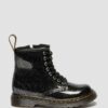 CIZME DIN PIELE PATENT LEATHER CU GLITTER PENTRU COPII 1460 CIZME DIN PIELE PATENT LEATHER CU GLITTER PENTRU COPII 1460