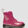 CIZME DIN PIELE PATENT LEATHER CU GLITTER PENTRU COPII 1460 CIZME DIN PIELE PATENT LEATHER CU GLITTER PENTRU COPII 1460