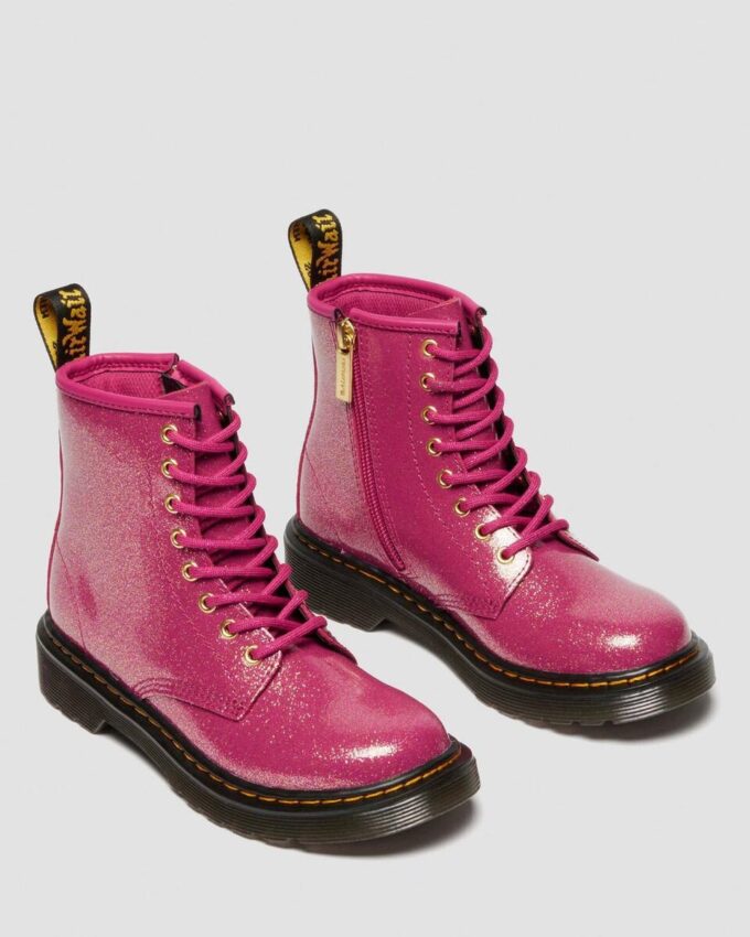 CIZME JUNIOR 1460 DIN PATENT LEATHER CU GLITTER CIZME JUNIOR 1460 DIN PATENT LEATHER CU GLITTER