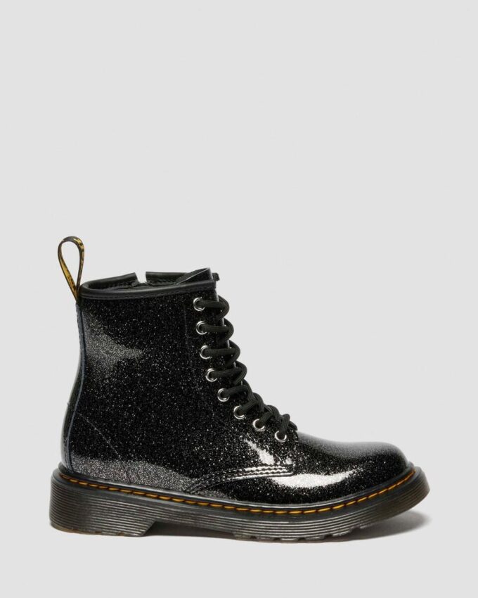 CIZME JUNIOR 1460 DIN PATENT LEATHER CU GLITTER CIZME JUNIOR 1460 DIN PATENT LEATHER CU GLITTER