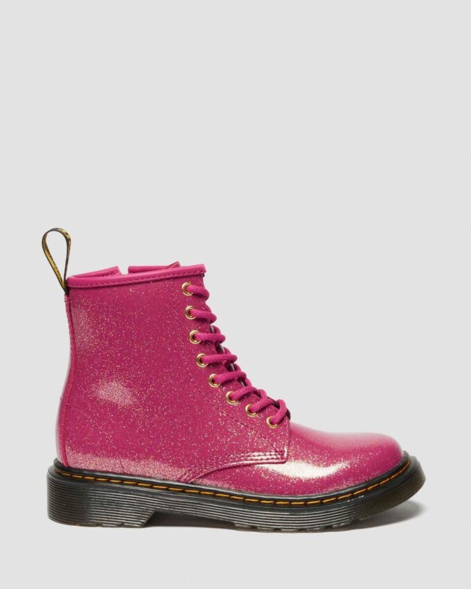 CIZME JUNIOR 1460 DIN PATENT LEATHER CU GLITTER CIZME JUNIOR 1460 DIN PATENT LEATHER CU GLITTER