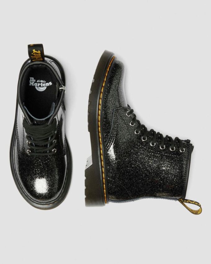 CIZME JUNIOR 1460 DIN PATENT LEATHER CU GLITTER CIZME JUNIOR 1460 DIN PATENT LEATHER CU GLITTER