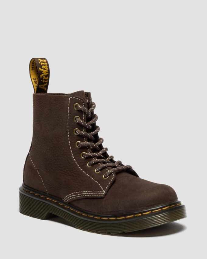 Cizme JUNIOR 1460 din piele nubuc Cizme JUNIOR 1460 din piele nubuc