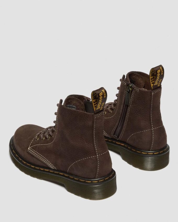 Cizme JUNIOR 1460 din piele nubuc Cizme JUNIOR 1460 din piele nubuc