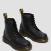 Cizme Junior 1460 Softy T din piele cu șireturi Cizme Junior 1460 Softy T din piele cu șireturi