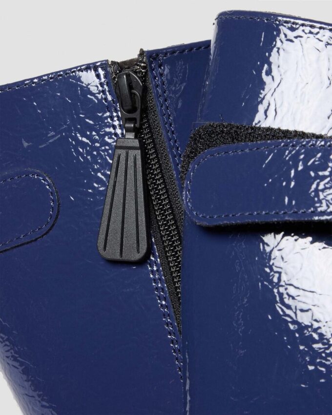 Cizme înalte BUZZ HI din Patent Leather cu aspect uzat Cizme înalte BUZZ HI din Patent Leather cu aspect uzat