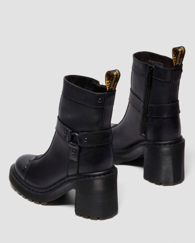 Cizmele Chelsea cu toc din piele SPENCE HARNESS SENDAL Cizmele Chelsea cu toc din piele SPENCE HARNESS SENDAL