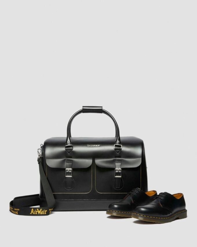 Geantă de weekend din piele netedă Smooth Leather Geantă de weekend din piele netedă Smooth Leather