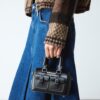 Geantă mini cu mâner superior Geantă din piele Kiev Geantă mini cu mâner superior Geantă din piele Kiev