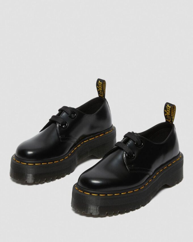 Holly Pantofi cu platformă din piele pentru femei Holly Pantofi cu platformă din piele pentru femei