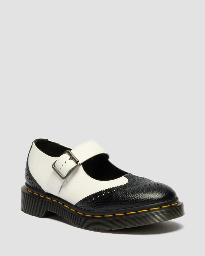 MARY JANE Pantofi din piele monocromă MARY JANE Pantofi din piele monocromă