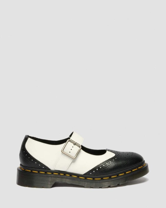 MARY JANE Pantofi din piele monocromă MARY JANE Pantofi din piele monocromă