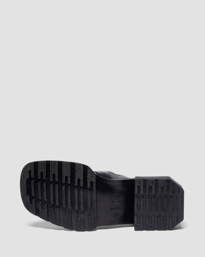 MAYBOLE LOAFER Mocasin din piele cu vârf pătrat și pliuri