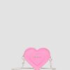 MINI HEART Geantă din piele în formă de inimă MINI HEART Geantă din piele în formă de inimă