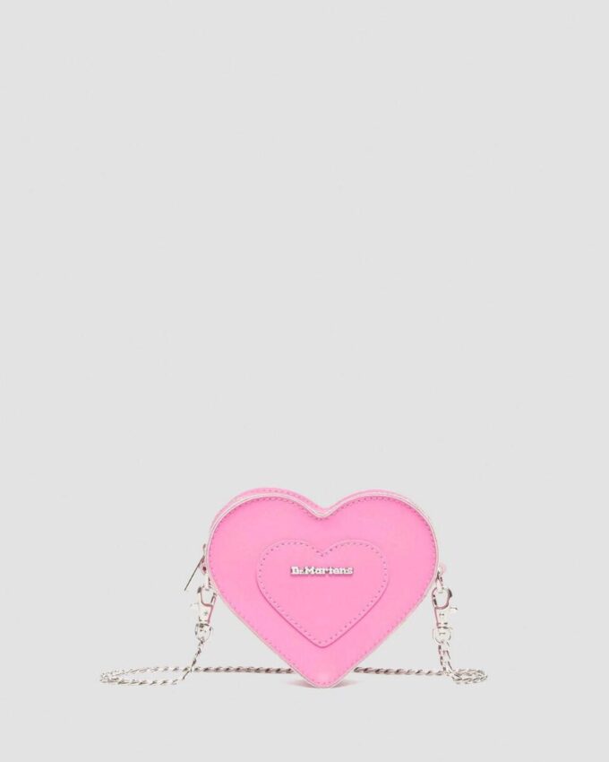 MINI HEART Geantă din piele în formă de inimă MINI HEART Geantă din piele în formă de inimă