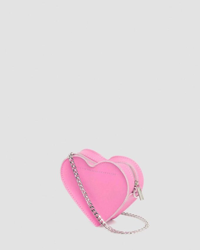 MINI HEART Geantă din piele în formă de inimă MINI HEART Geantă din piele în formă de inimă
