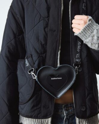 Mini Heart Kiev & Geantă din Patent Leather