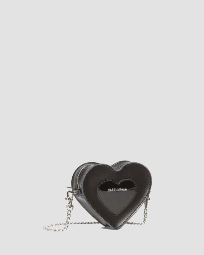 Mini Heart Kiev & Geantă din Patent Leather Mini Heart Kiev & Geantă din Patent Leather