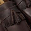 Mocasini Adrian din piele Crazy Horse cu ciucuri