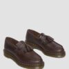 Mocasini Adrian din piele Crazy Horse cu ciucuri