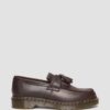Mocasini Adrian din piele Crazy Horse cu ciucuri