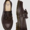 Mocasini Adrian din piele Crazy Horse cu ciucuri