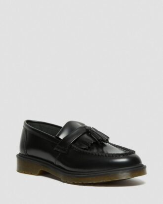 Mocasini Adrian din piele Smooth Leather cu ciucuri
