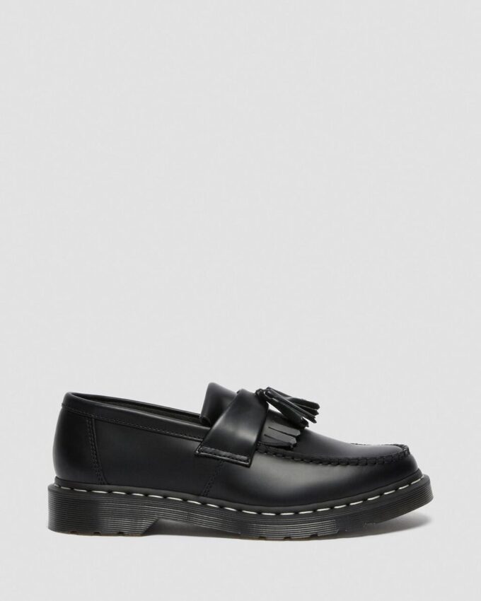 Mocasini Adrian din Smooth Leather cu cusături albe Mocasini Adrian din Smooth Leather cu cusături albe