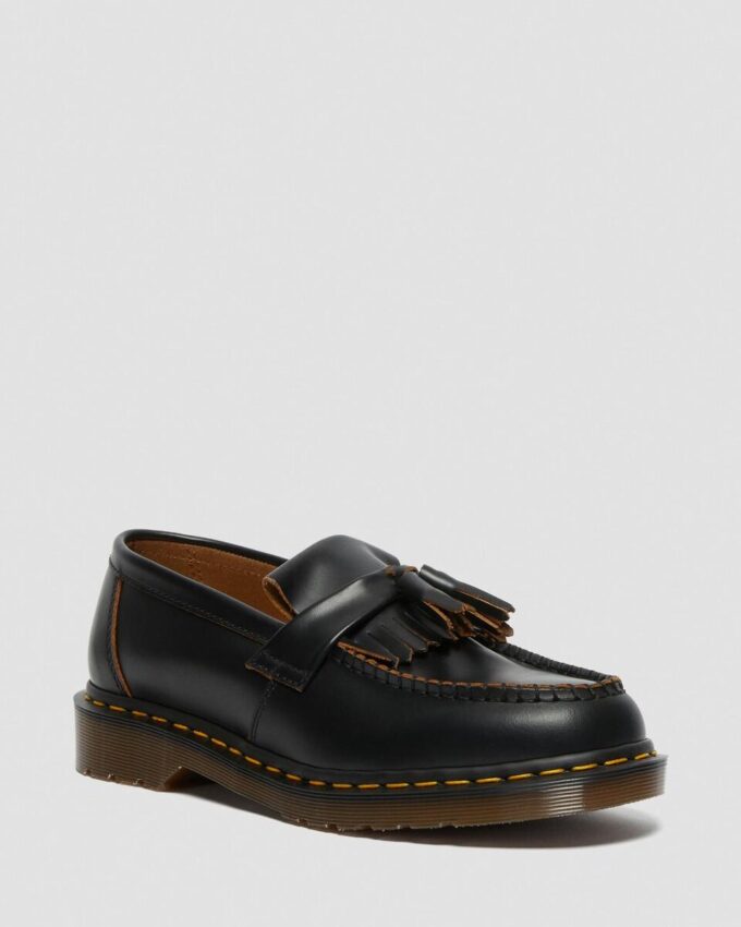 Mocasini cu ciucuri din piele Quilon Adrian Vintage Made In England Mocasini cu ciucuri din piele Quilon Adrian Vintage Made In England