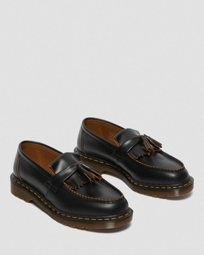 Mocasini cu ciucuri din piele Quilon Adrian Vintage Made In England Mocasini cu ciucuri din piele Quilon Adrian Vintage Made In England