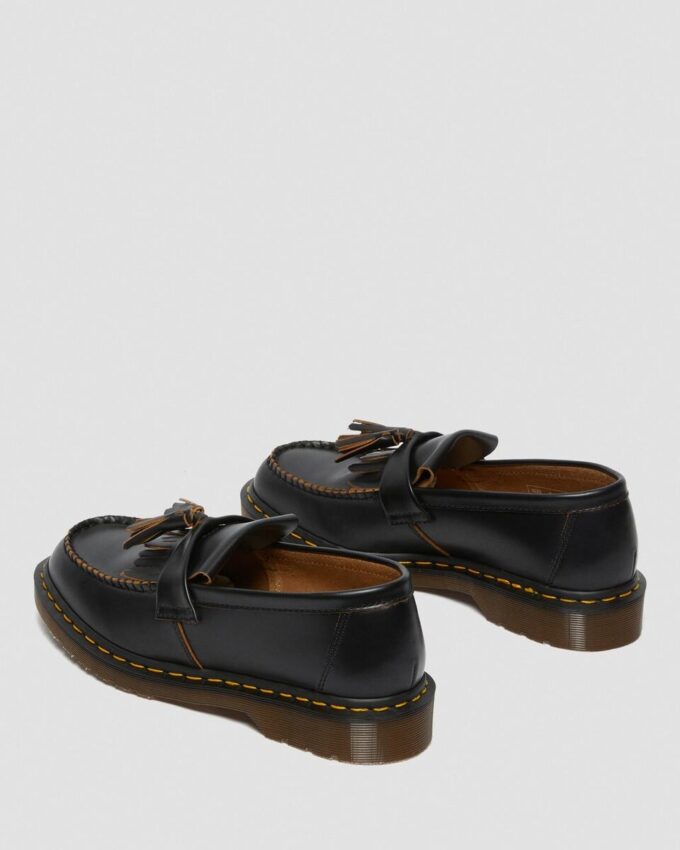 Mocasini cu ciucuri din piele Quilon Adrian Vintage Made In England Mocasini cu ciucuri din piele Quilon Adrian Vintage Made In England