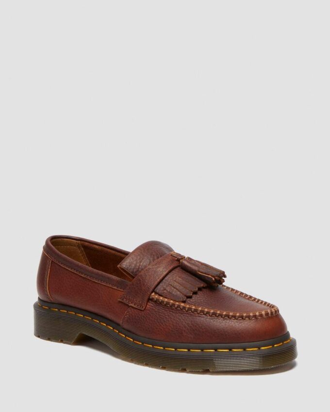Mocasini din piele Adrian Yellow Stitch Ambassador Leather